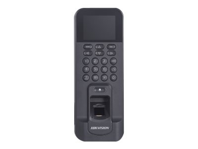 Hikvision Pro Series DS-K1T804AMF - Terminal de control de acceso con lector de huellas dactilares - cableado - Wi-Fi - 10/100 Ethernet - negro