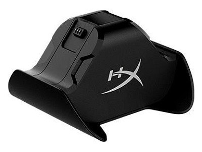 HyperX ChargePlay Duo - Estación de carga + adaptador de corriente CA + batería externa 2 x - 1400 mAh - 2 conectores de salida (conector del controlador de Xbox ONE) - negro - Europa