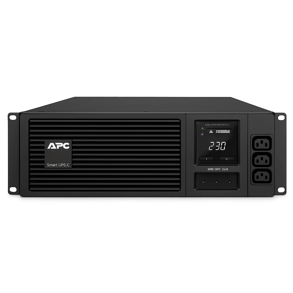 APC Smart-UPS C SMC1500I-2UC - UPS (montaje en bastidor) - CA 220/230/240 V - 900 vatios - 1500 VA - RS-232, USB - conectores de salida: 4 - 2U - negro - con APC SmartConnect