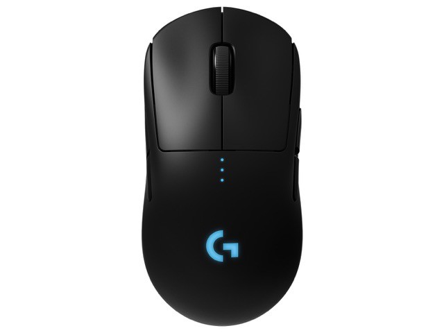 Logitech G Pro - Ratón - diestro y zurdo - óptico - 8 botones - inalámbrico - 2.4 GHz - receptor USB de Logitech LIGHTSPEED