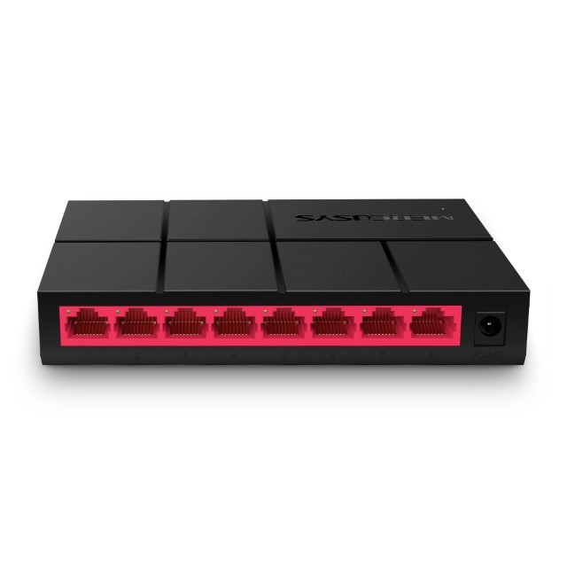 Mercusys MS108G - Conmutador - 8 x 10/100/1000 - sobremesa