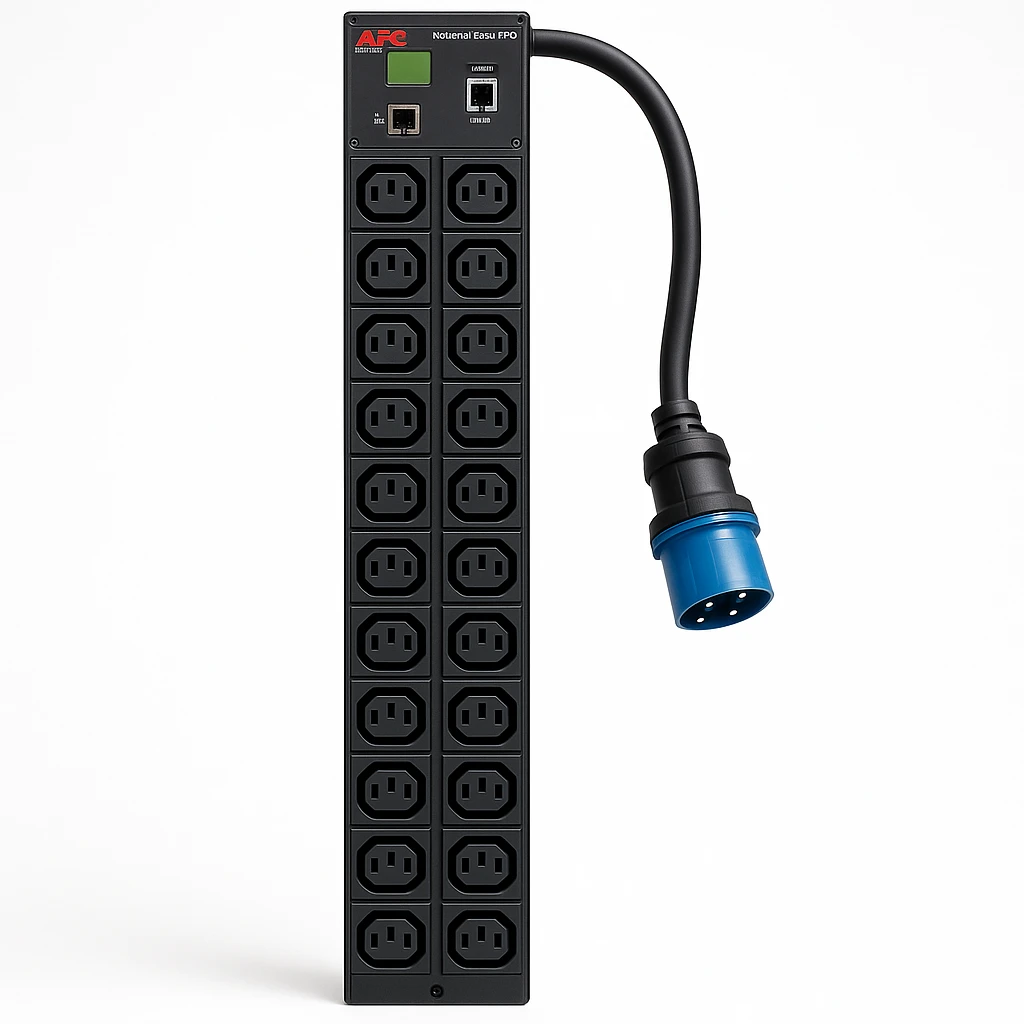APC Switched Rack PDU 2G Zero U - Unidad de distribución de potencia (montaje en bastidor) - CA 200/208/230 V - Ethernet 10/100, RS-232 - input: IEC 60309 - conectores de salida: 24 - 0U - ne