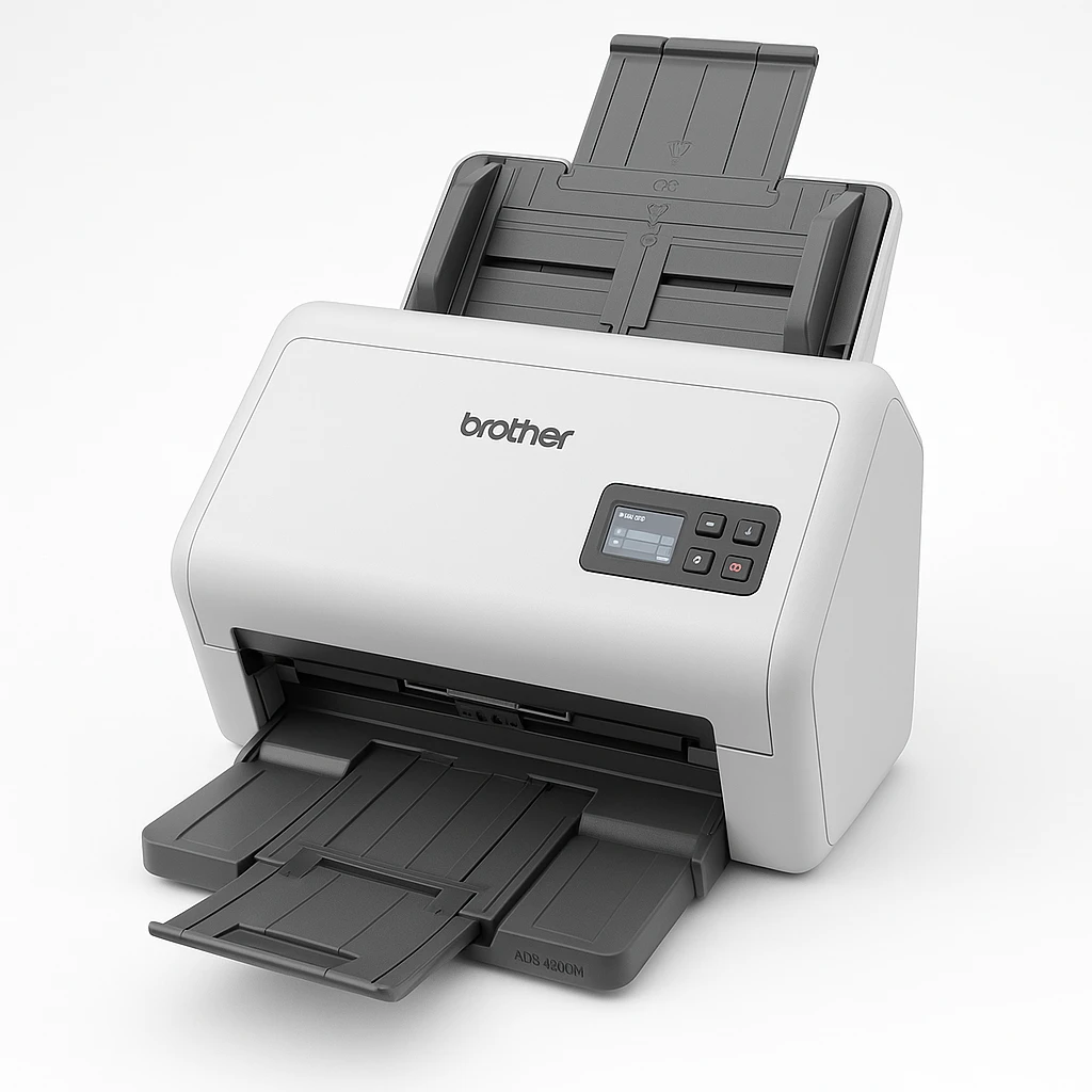 Brother ADS-4300N - Escáner de documentos - CIS dual - a dos caras - A4 - 600 ppp x 600 ppp - hasta 40 ppm (mono) / hasta 40 ppm (color) - Alimentador automático de documentos (ADF) (80 hojas