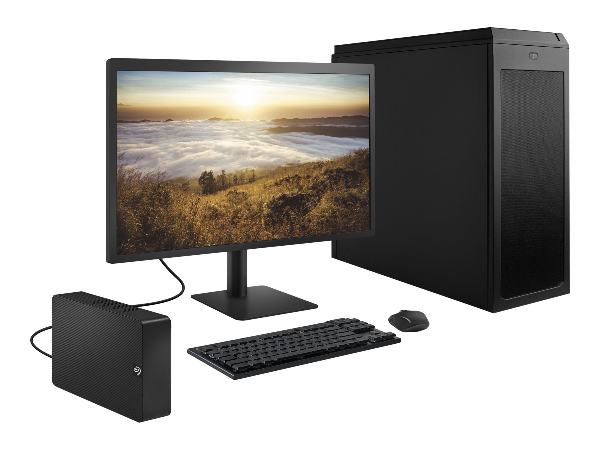 Seagate Expansion STKP10000400 - Disco duro - 10 TB - externo (sobremesa) - USB 3.0 - negro - con Seagate Rescue Data Recovery
