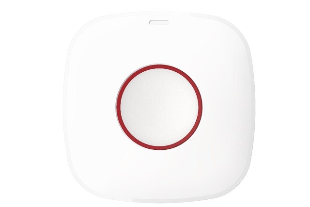 Hikvision DS-PDEB1-EG2-WB - Botón del pánico - inalámbrico - Tri-X - 433 MHz