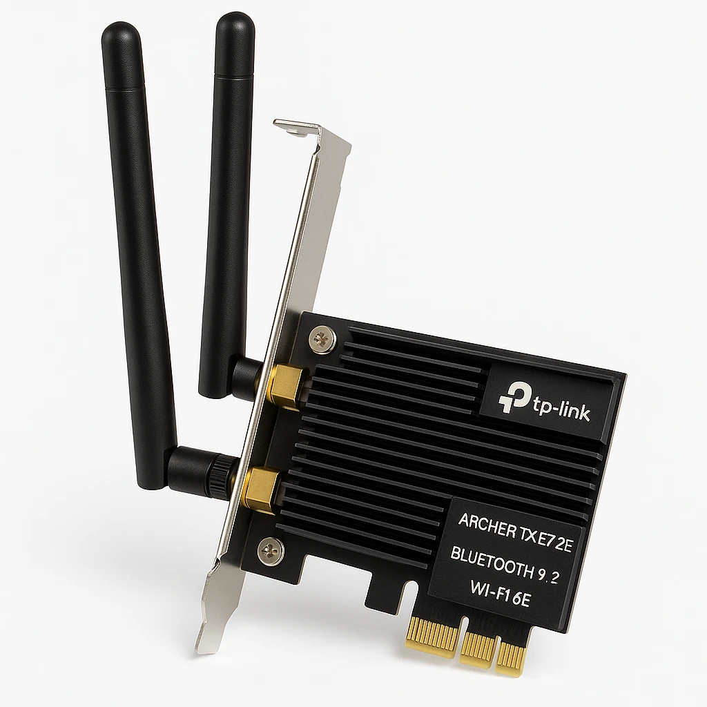 TP-Link ARCHER TXE72E V1 - Adaptador de red - PCIe - Bluetooth 5.2, Wi-Fi 6E