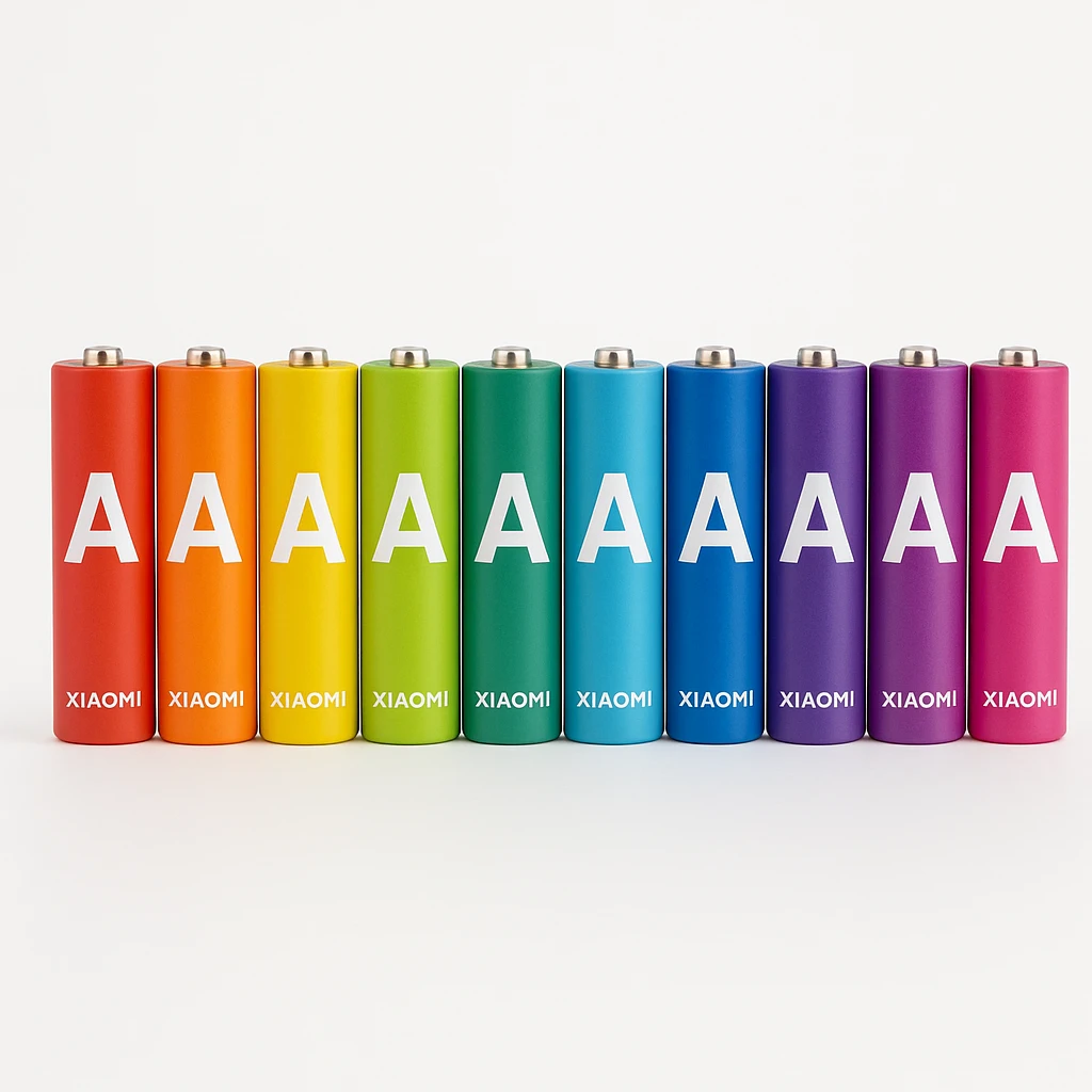 Xiaomi - AA Batery - Rainbow 10 Count