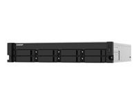 QNAP TS-832PXU-RP - Servidor NAS - 8 compartimentos - montaje en bastidor - SATA 6Gb/s - RAID RAID 0, 1, 5, 6, 10, 50, JBOD, 60 - RAM 4 GB - 2.5 Gigabit Ethernet / 10 Gigabit Ethernet - iSCSI
