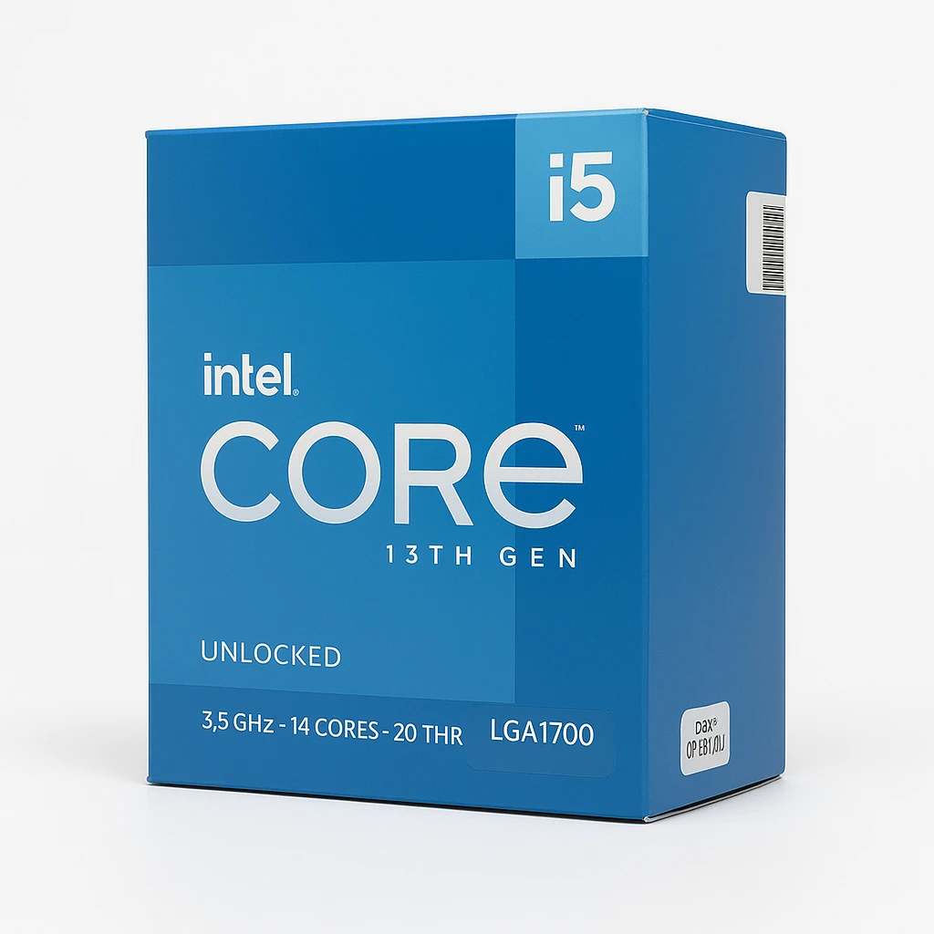 Intel Core i5 13600K - 3.5 GHz - 14 núcleos - 20 hilos - 24 MB caché - FCLGA1700 Socket - Caja