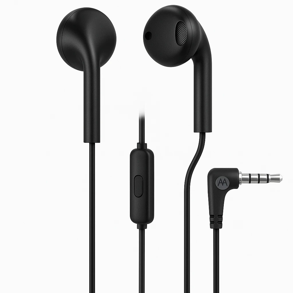 Motorola - EARBUDS 2-S - Headphones - Para Cellular phone - Wired - negro