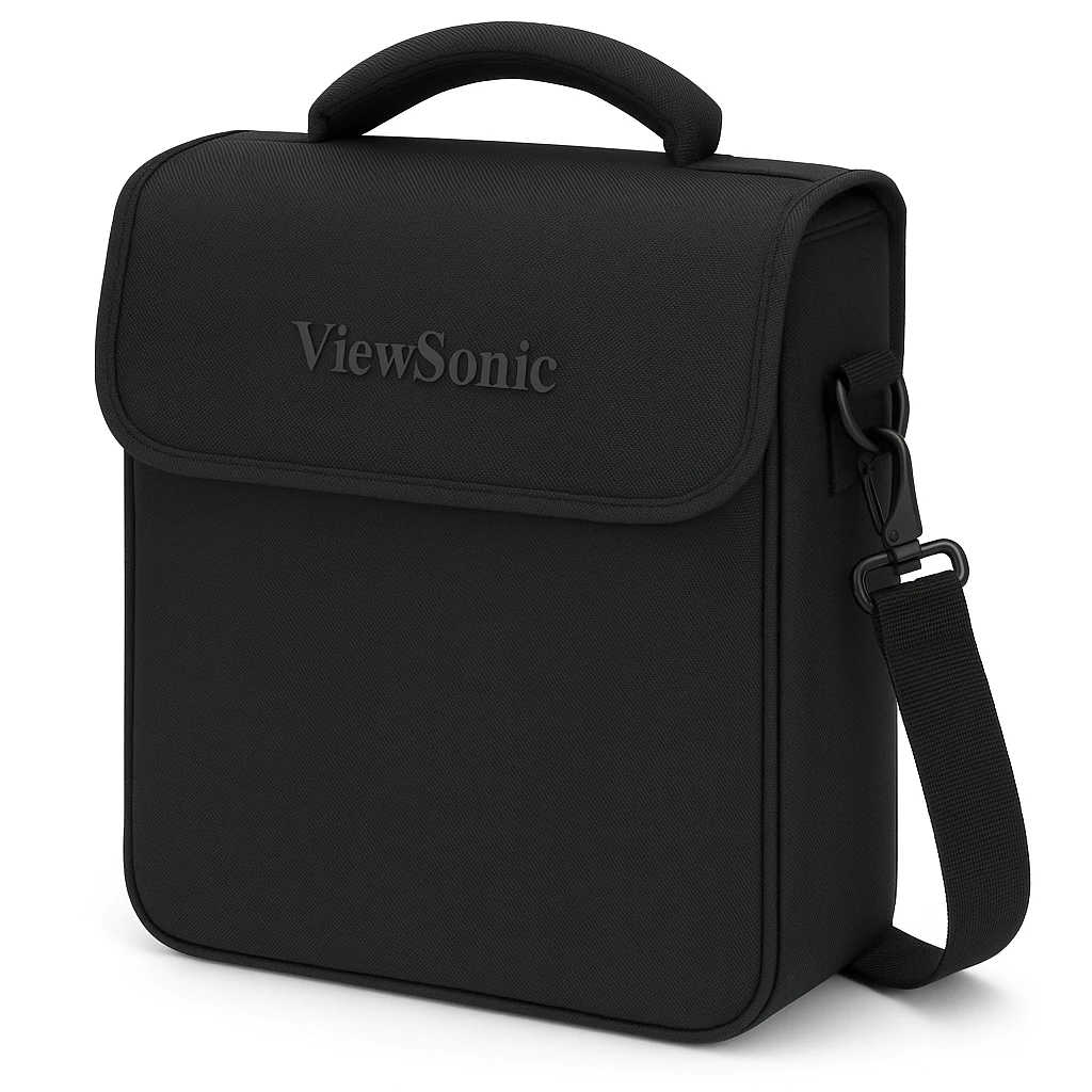 ViewSonic - Estuche portátil para proyector - líneas finas negro mate - para ViewSonic LS500, LS550, PA502, PA505, PG603, PS502, PX701, PX703, PX727, PX748
