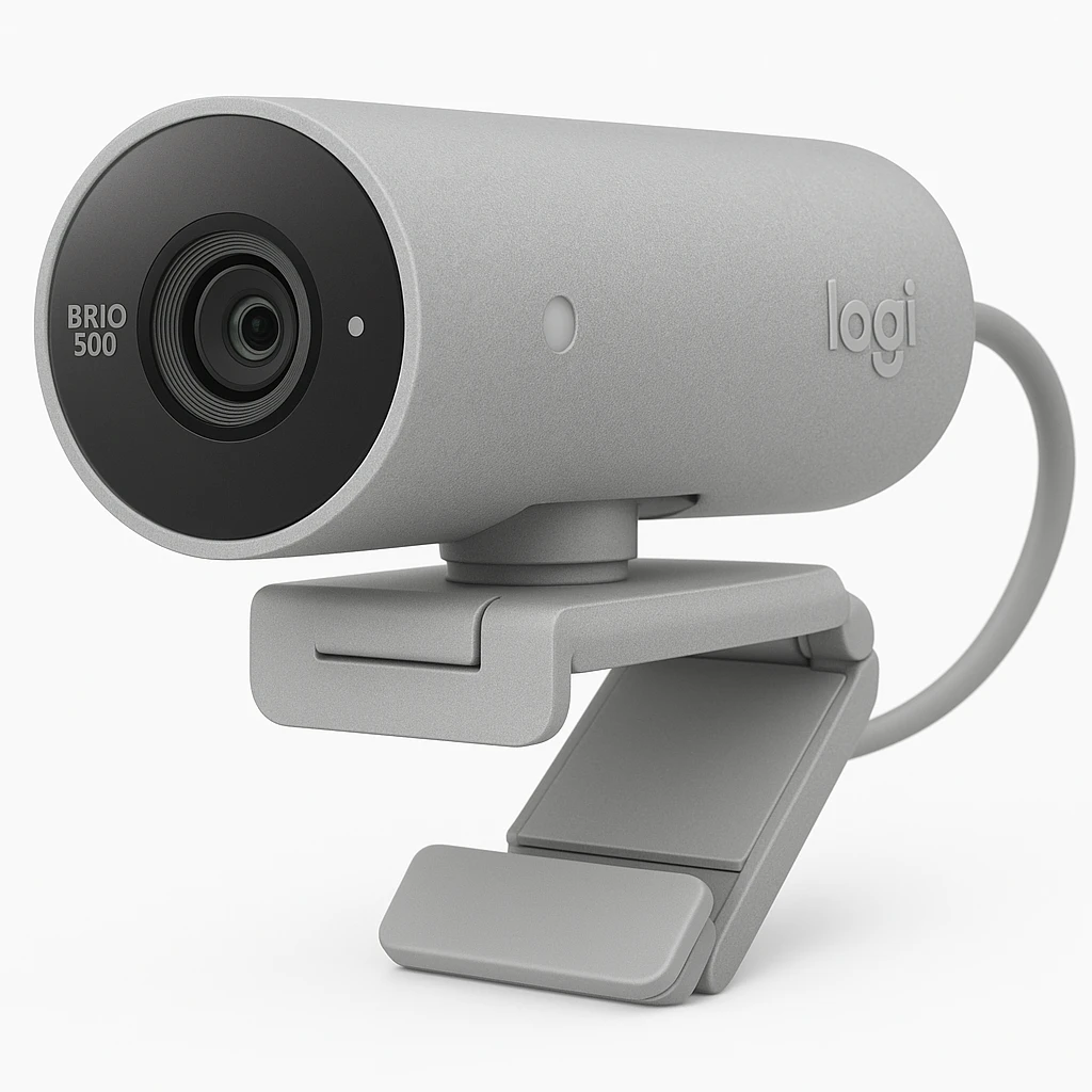 Logitech BRIO 500 - Webcam - color - 4 MP - 1920 x 1080 - 1080p, 720p - audio - USB-C