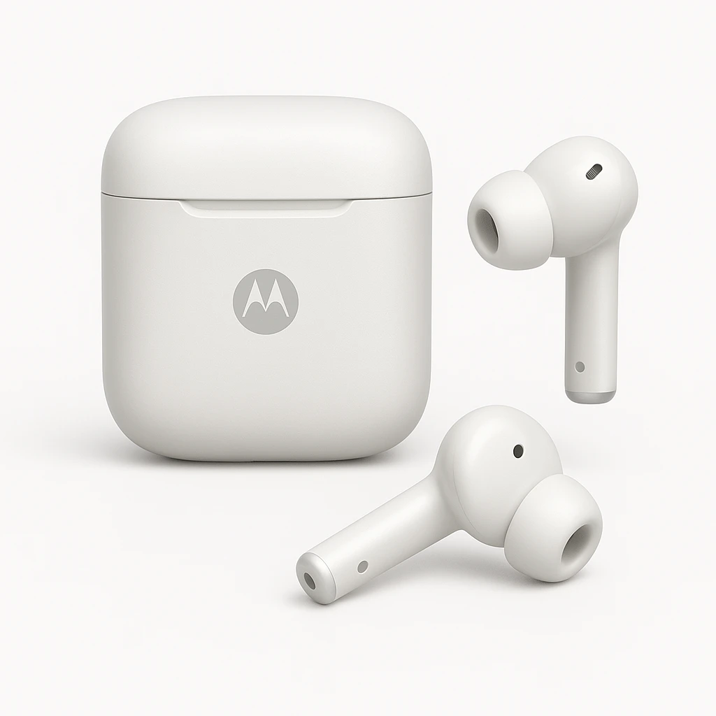 Motorola - Moto buds 150 - Headset - Wireless - blanco titanio