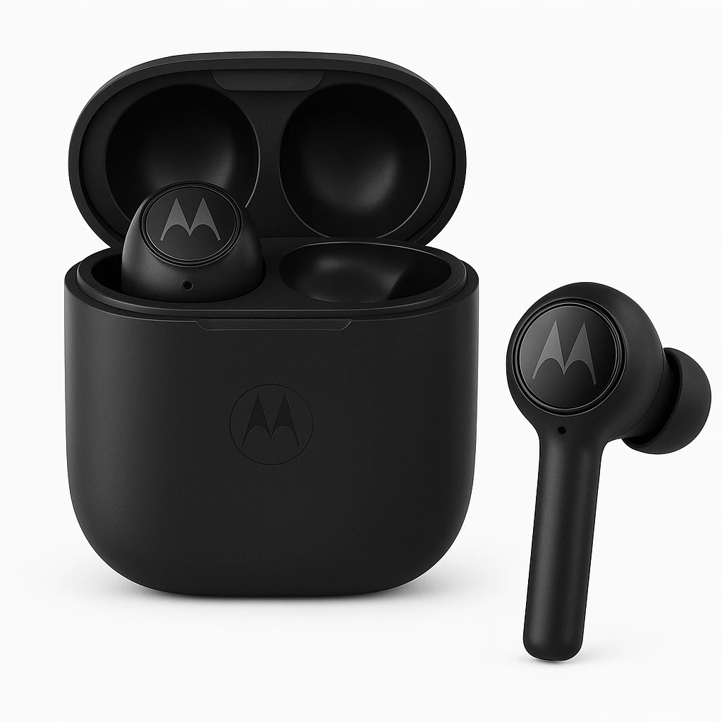 Motorola - Moto buds 250 - Headset - Para Cellular phone - Wireless - negro