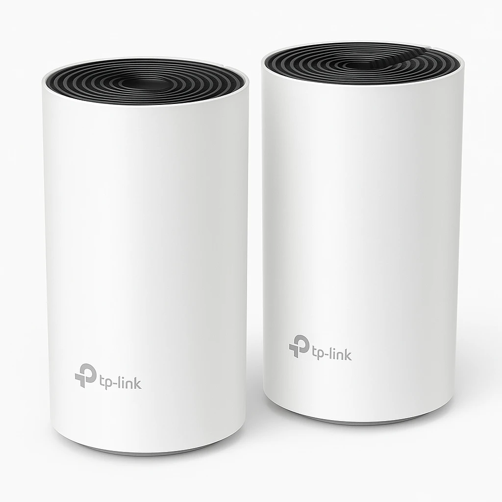 TP-LINK Deco S7 V1 - Sistema Wi-Fi (2 enrutadores) - hasta 3900 pies cuadrados - malla - GigE - Wi-Fi 5 - Doble banda - Sistema Wi-Fi Mesh Inteligente Doble Banda AC1900 - Alcanza velocidades