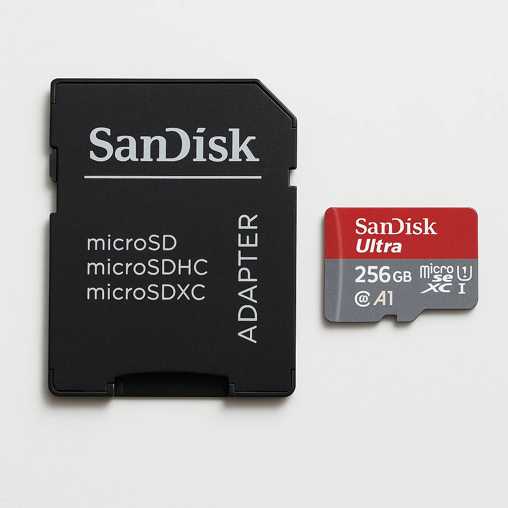 SanDisk Ultra - Tarjeta de memoria flash (adaptador microSDXC a SD Incluido) - 256 GB - A1 / UHS Class 1 / Class10 - microSDXC UHS-I