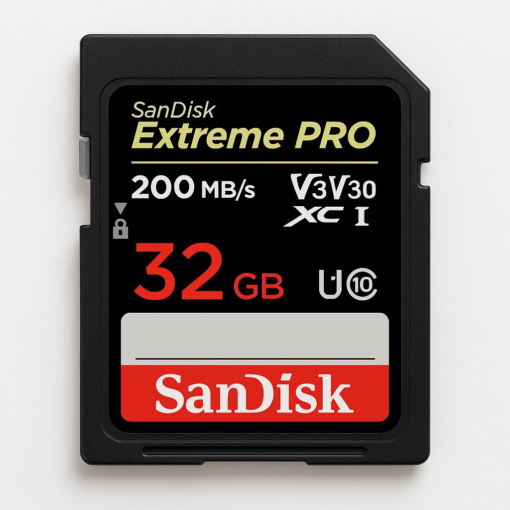 SanDisk Extreme Pro - Tarjeta de memoria flash - 32 GB - Video Class V30 / UHS-I U3 / Class10 - SDHC UHS-I