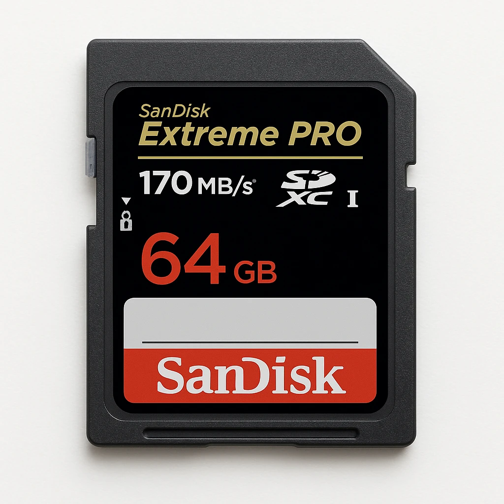 SanDisk Extreme Pro - Tarjeta de memoria flash - 64 GB - Video Class V30 / UHS-I U3 / Class10 - SDXC UHS-I