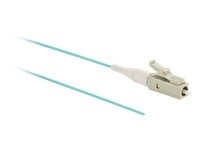 Panduit NetKey - Trenza - LC de modos múltiples (M) - 1 m - fibra óptica - 50/125 micras - OM4 - elevador - agua