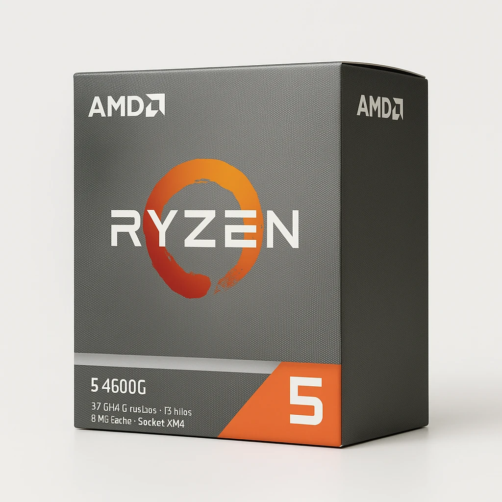 AMD Ryzen 5 4600G - 3.7 GHz - 6 núcleos - 12 hilos - 8 MB caché - Socket AM4 - Caja