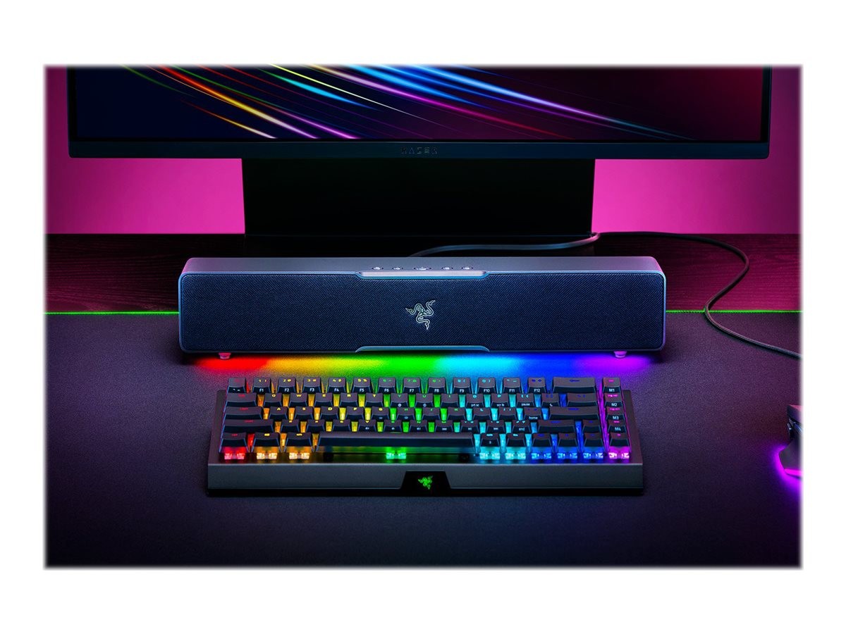 Razer Leviathan V2 X - Barra de sonido - para PC - inalámbrico - Bluetooth - controlado por aplicación - USB