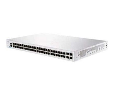 Cisco - Switch - 10 Gigabit Ethernet - 48 - 1 Gigabit Ethernet - CBS250-48T-4G-NA