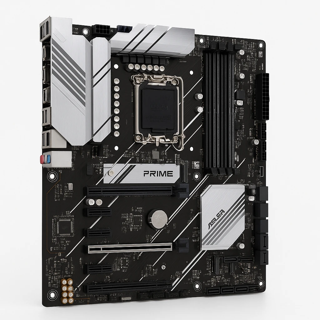 ASUS Prime Z790-P D4 - Placa base - ATX - Socket LGA1700 - Z790 Chipset - USB-C 3.2 Gen 2x2, USB 3.2 Gen 2, USB 3.2 Gen 1, USB-C 3.2 Gen2 - 2.5 Gigabit LAN - Tarjeta gráfica (CPU necesaria) -