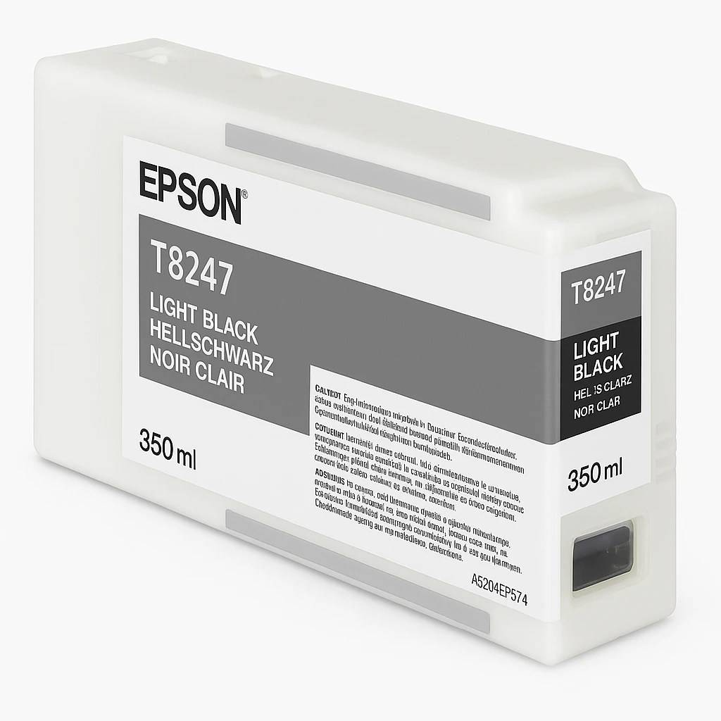 Epson T8247 - 350 ml - negro claro - original - cartucho de tinta - para SureColor SC-P6000, SC-P7000, SC-P7000V, SC-P8000, SC-P9000, SC-P9000V