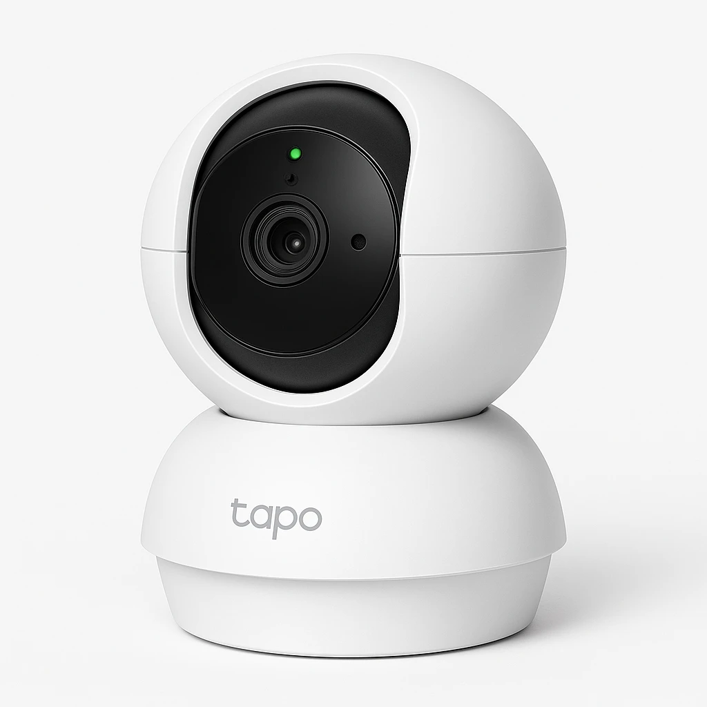 Tapo C225 V1 - Cámara de vigilancia de red - panorámico / inclinación - color (Día y noche) - 2560 x 1440 - 2K - focal fijado - audio - inalámbrico - Wi-Fi - 2.4GHz radio - H.264