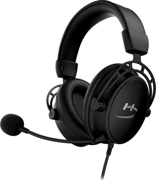 HyperX Cloud Alpha - Auricular - tamaño completo - cableado - conector de 3,5 mm - negro