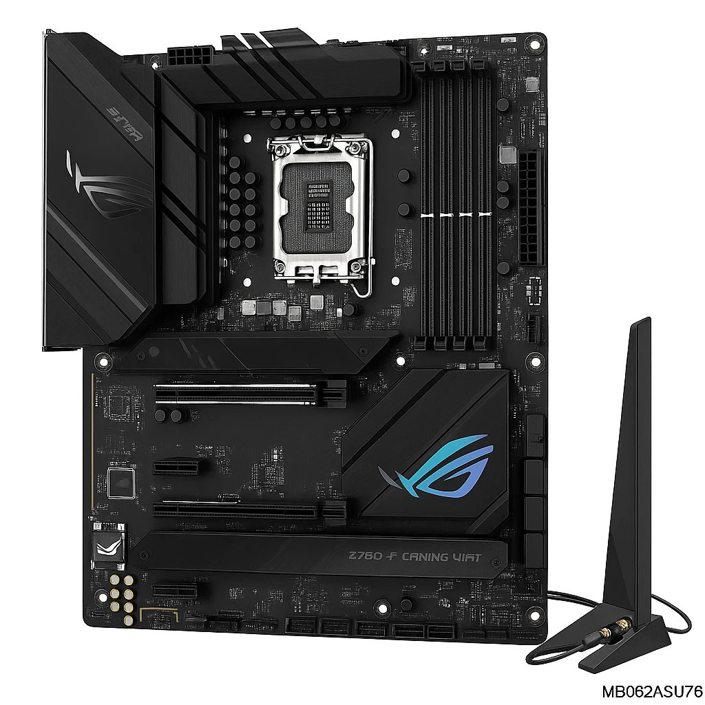ASUS ROG Strix Z790-F Gaming WiFi - Placa base - ATX - Socket LGA1700 - Z790 Chipset - USB-C 3.2 Gen 2x2, USB-C 3.2 Gen2, USB 3.2 Gen 1, USB 3.2 Gen 2 - 2.5 Gigabit LAN, Wi-Fi 6E, Bluetooth -
