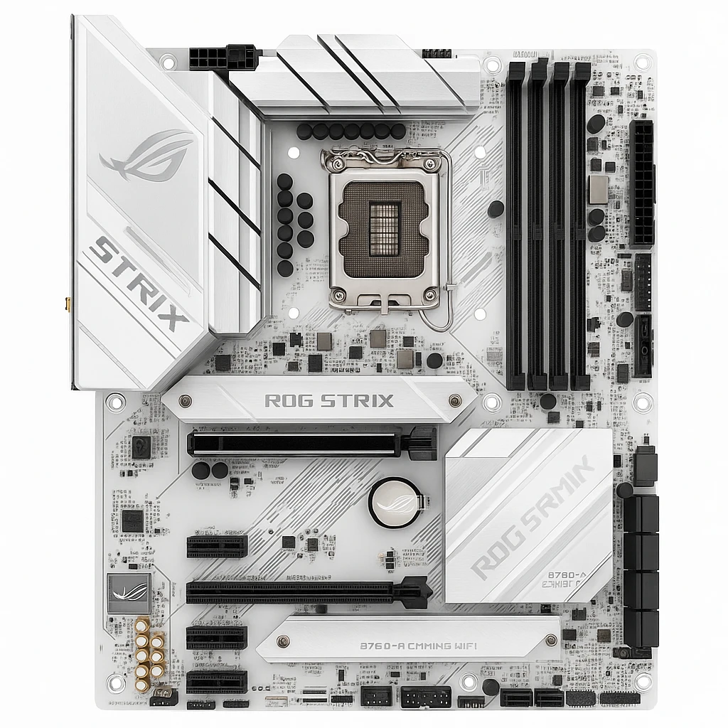 ASUS ROG STRIX B760-A GAMING WIFI D4 - Placa base - ATX - Socket LGA1700 - B760 Chipset - USB 3.2 Gen 1, USB 3.2 Gen 2, USB-C 3.2 Gen 1, USB-C 3.2 Gen 2x2, USB-C 3.2 Gen2 - 2.5 Gigabit LAN, W