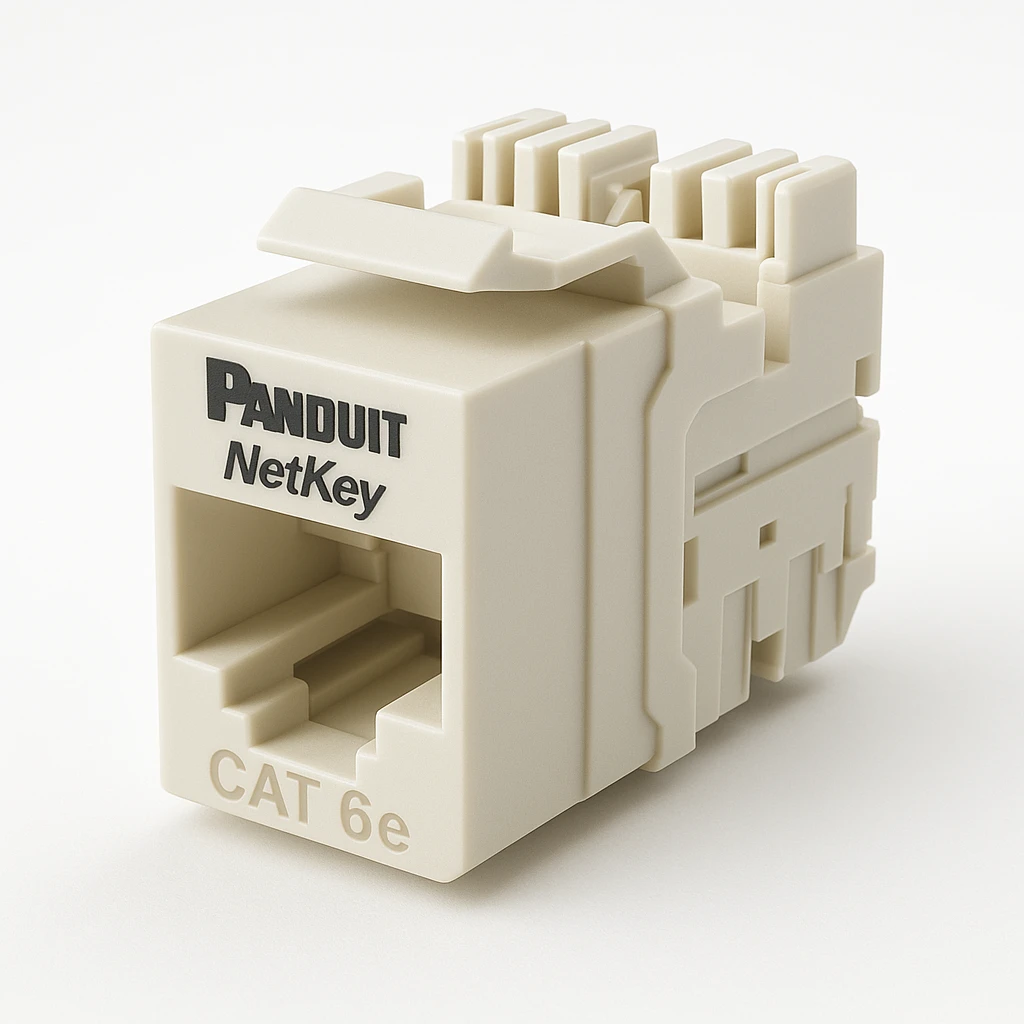 Panduit NetKey Punchdown Jack Module - Inserto modular - CAT 6e - para P/N: SP688-C