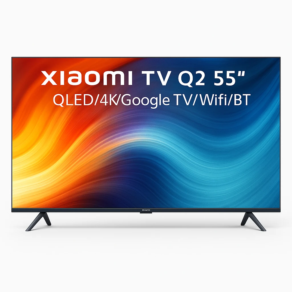 Xiaomi TV Q2 55" QLED/4K/GoogleTV/Wifi/BT