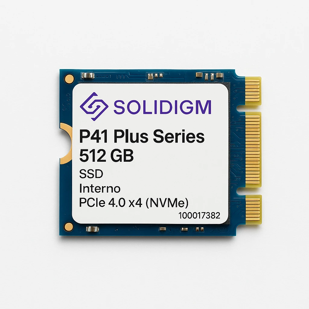 Solidigm P41 Plus Series - SSD - 512 GB - interno - M.2 2230 - PCIe 4.0 x4 (NVMe)