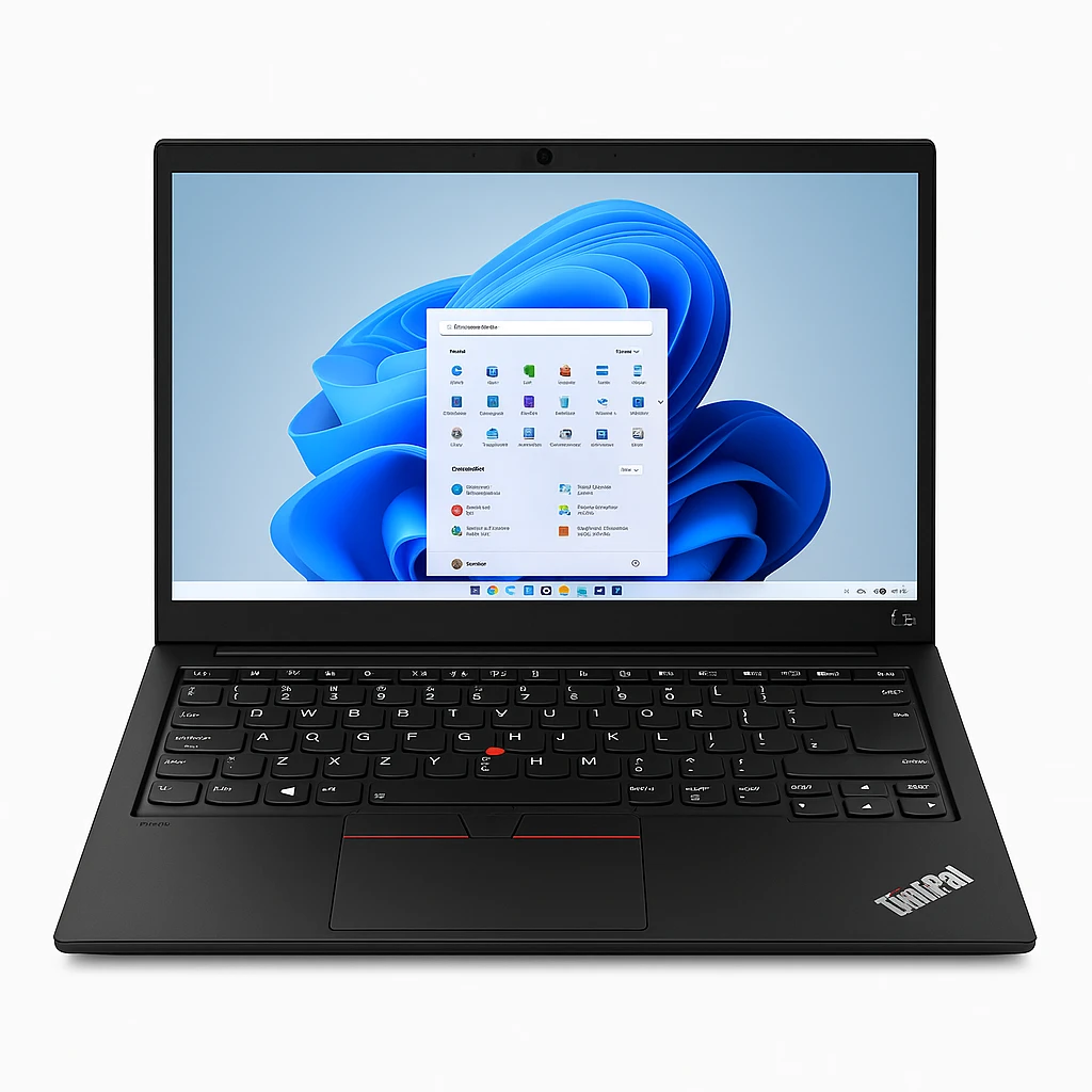Lenovo ThinkPad E14 - Notebook - 14" - 1980 x 1080 LCD - Intel Core i5 I5-1235U / 2.4 GHz - DDR4 SDRAM - 512 GB SSD - NVIDIA GeForce MX230 / Intel UHD Graphics - Windows 11 Pro - Black - Span