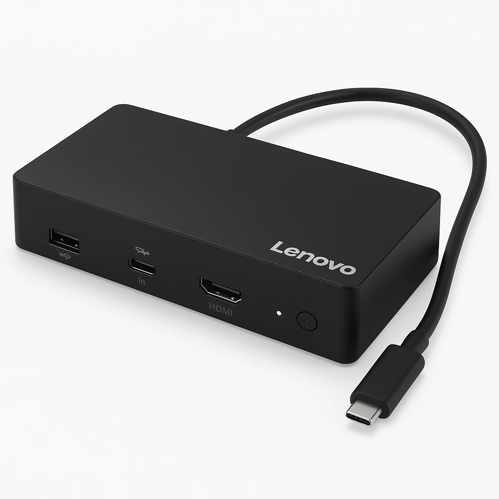 Lenovo Universal Business Dock - Estación de conexión - USB-C - HDMI, DP - 90 vatios - Brown Box - Italia