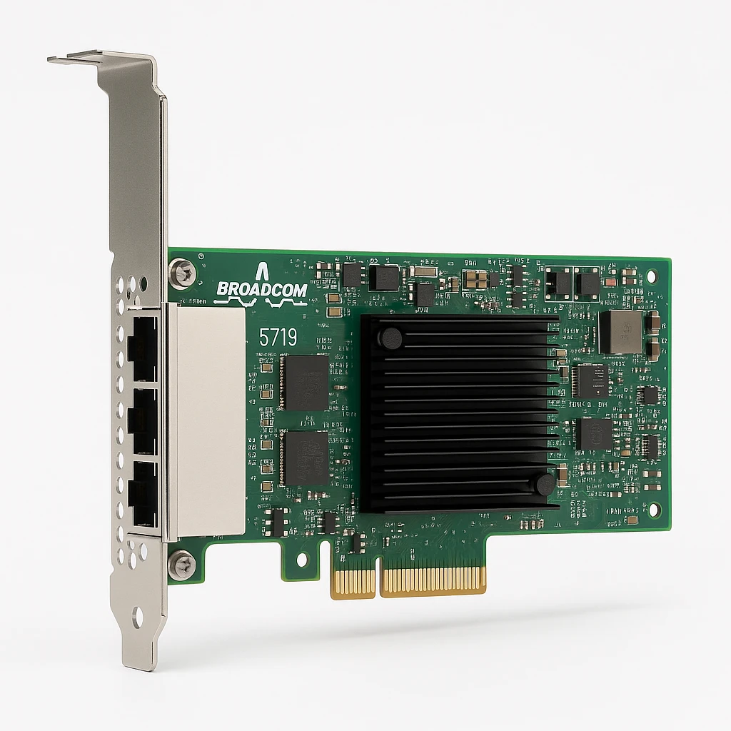 Broadcom 5719 - Adaptador de red perfil bajo - Gigabit Ethernet x 4 - para PowerEdge FC430, FC630, FC830, R320, R420, R520, R720, R820, VRTX, VRTX M520, VRTX M620