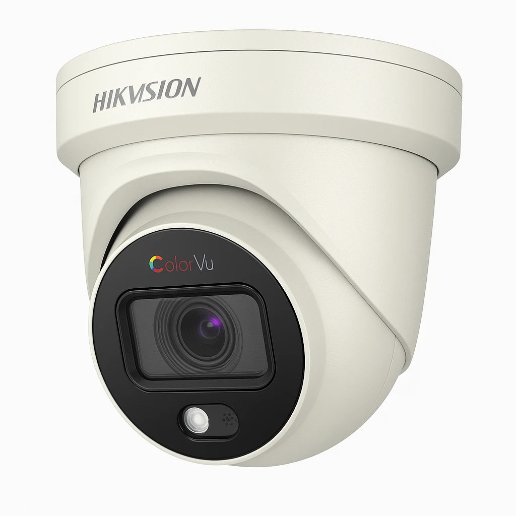 Hikvision Turbo HD Camera with ColorVu DS-2CE70KF0T-MFS - Cámara de videovigilancia - torreta - a prueba de polvo / impermeable - color (Día y noche) - 2960 x 1665 - 3K - montaje M12 - focal 