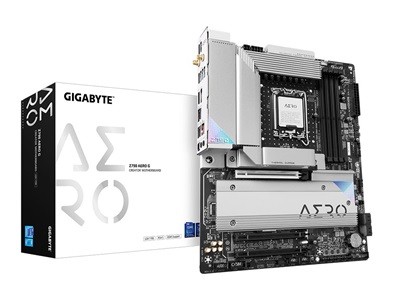 Gigabyte Z790 AERO G - Placa base - ATX - Socket LGA1700 - Z790 Chipset - USB-C Gen 2x2, USB 3.2 Gen 2, USB 3.2 Gen 1, USB-C Gen1 - 2.5 Gigabit LAN, Wi-Fi 6, Bluetooth - Tarjeta gráfica (CPU 