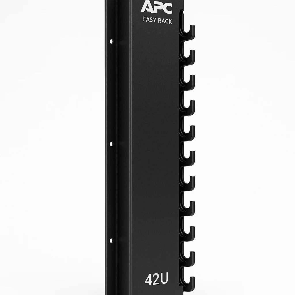 APC Easy Rack - Organizador de cables de bastidor (vertical) - negro - 42U