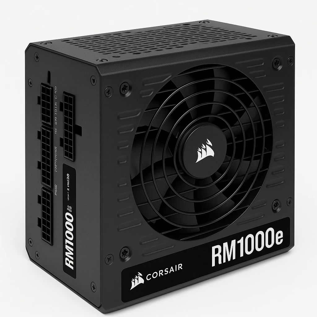 CORSAIR RMe Series RM1000e - Fuente de alimentación (interna) - ATX12V 3.0/ EPS12V - 80 PLUS Gold - CA 100-240 V - 1000 vatios - Norteamérica
