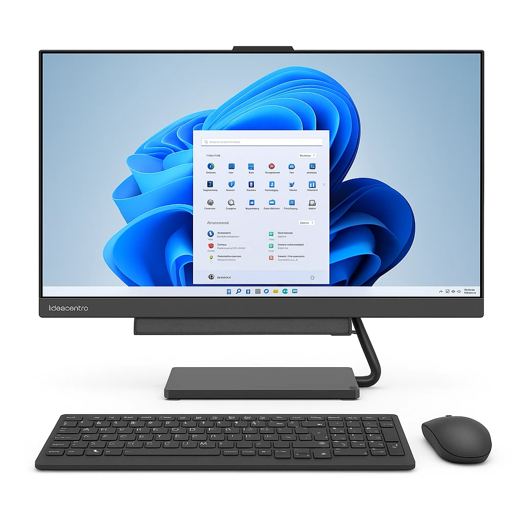 Lenovo IdeaCentre AIO 5 24IOB6 - All-in-one - Intel Core i5 I5-11400T / 3.7 GHz - DDR4 SDRAM - 512 GB HDD - 23.8" - Intel UHD Graphics 730 - Windows 11 Home - Graphite Grey - Spanish