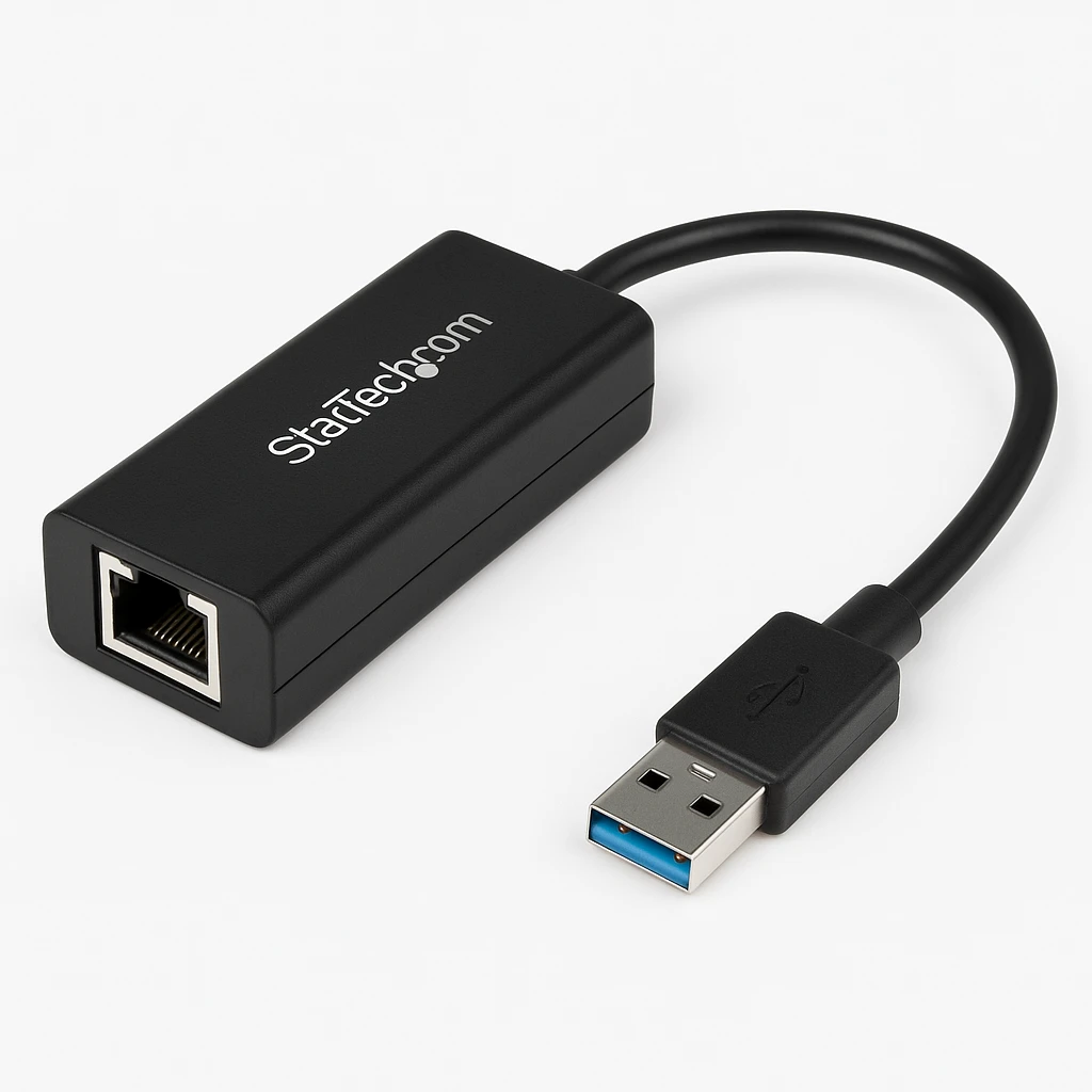 StarTech.com Adaptador Tarjeta de Red Externa NIC USB 3.0 a 1Gbps Gigabit Ethernet 1 Puerto - 1x RJ45 Hembra - 1x USBA - Adaptador de red - USB 3.0 - Gigabit Ethernet - negro
