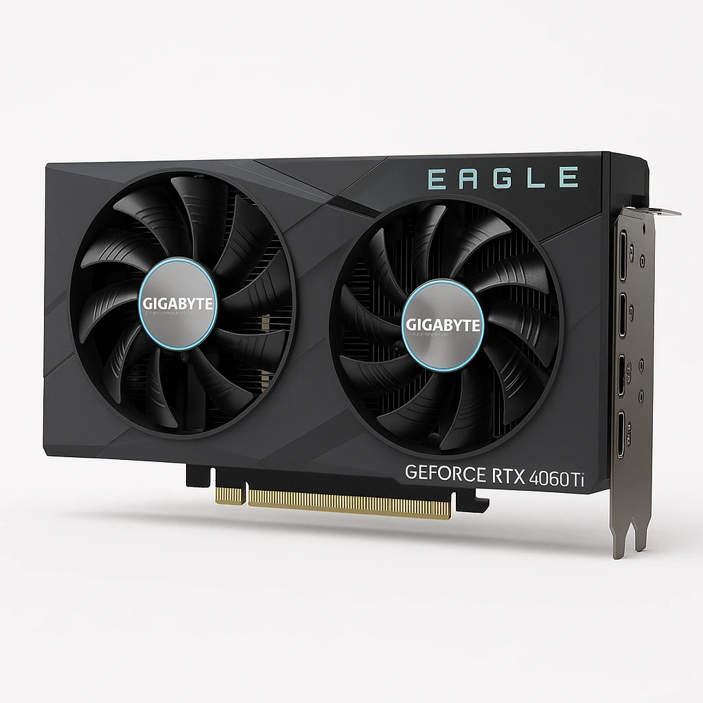 Gigabyte GeForce RTX 4060 Ti EAGLE 8G - Tarjeta gráfica - GeForce RTX 4060 Ti - 8 GB GDDR6 - PCIe 4.0 - 2 x DisplayPort, 2 x HDMI