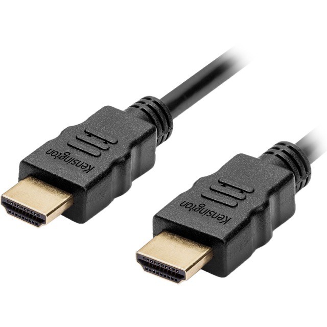 Kensington High Speed HDMI Cable with Ethernet, 6ft - Alta velocidad - cable HDMI con Ethernet - HDMI macho a HDMI macho - 1.83 m - negro - compatibilidad con 4K
