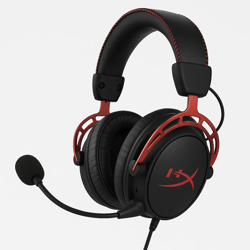HyperX Cloud Alpha - Auricular - tamaño completo - 2,4 GHz - inalámbrico - negro, rojo - para Victus by HP Laptop 15, 16; Laptop 14, 15, 17; Pavilion x360 Laptop; Pro 290 G9