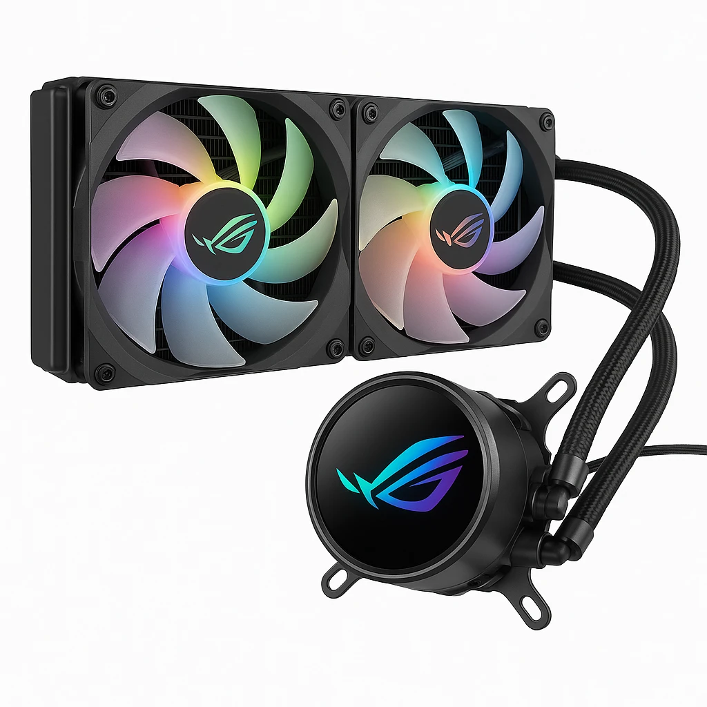 ASUS ROG RYUO III 240 ARGB - Sistema de refrigeración líquida del procesador - (para: AM4, LGA1200, LGA1700, AM5, LGA115x Socket) - cobre - 120 mm