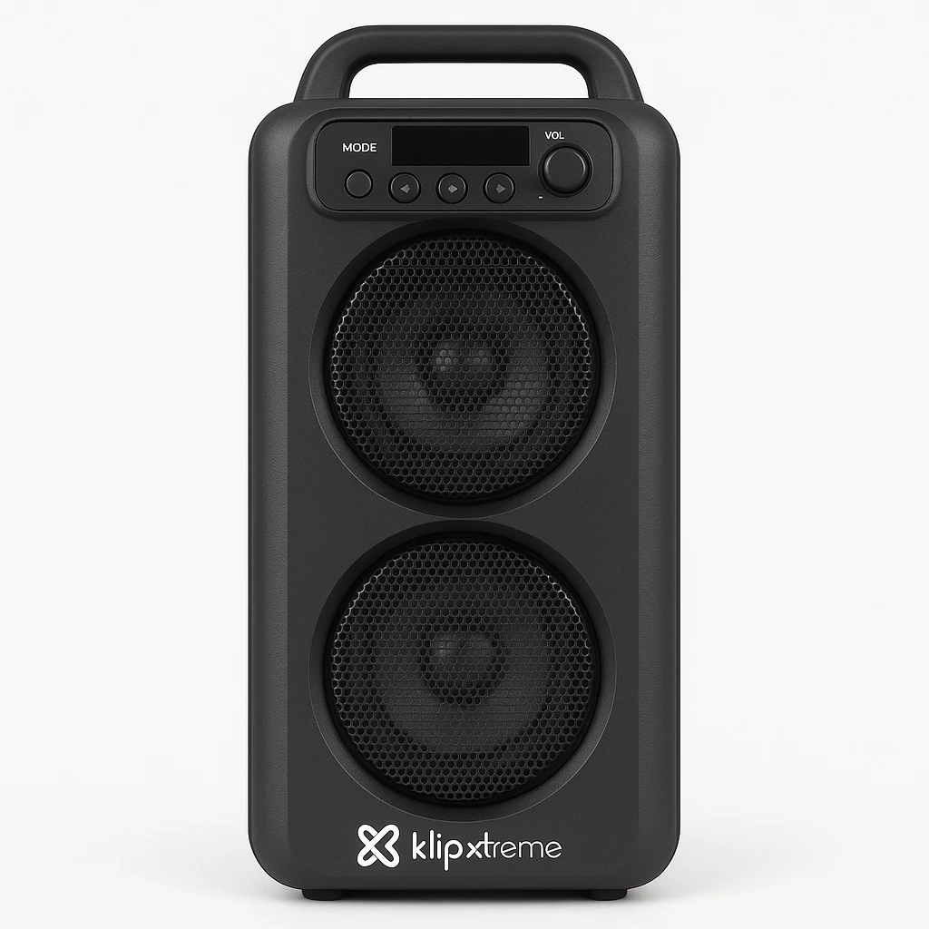 Klip Xtreme KLS-100 - Speaker system - Black - portable 2x4"