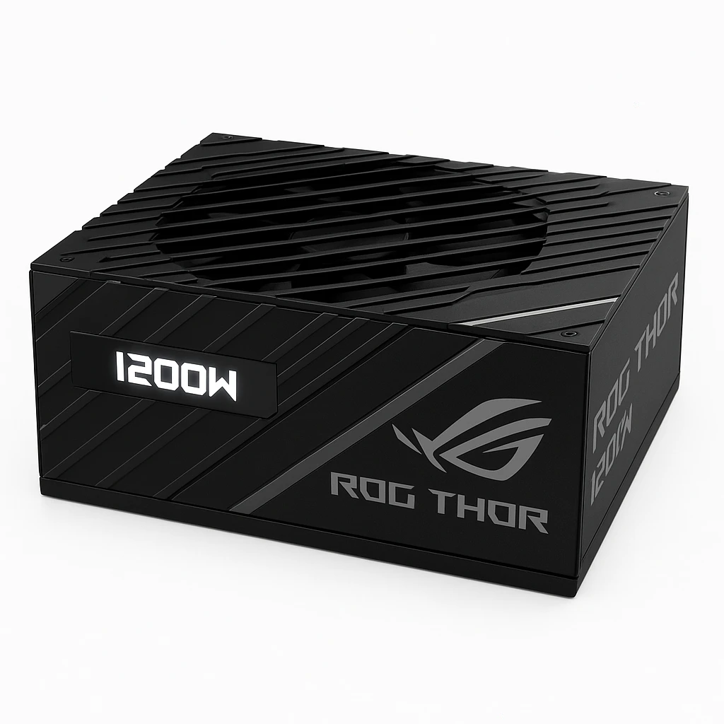ASUS ROG-THOR-1200P2-GAMING - Fuente de alimentación (interna) - ATX12V - 80 PLUS Platinum - CA 100-240 V - 1200 vatios